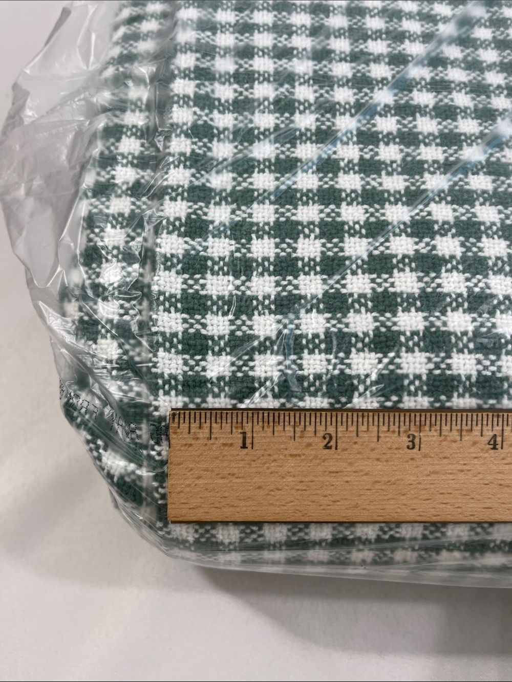 VTG Ralph Lauren Gingham King Bedspread Blanket Green/White Cotton 108”x90” - Picture 7 of 7